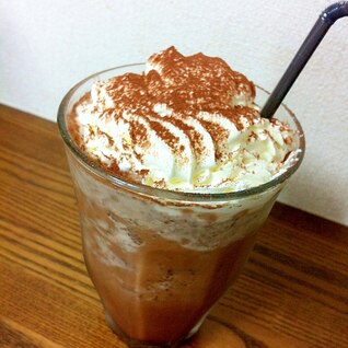 CaféFrappeでモカチョコチップフラッペ♡